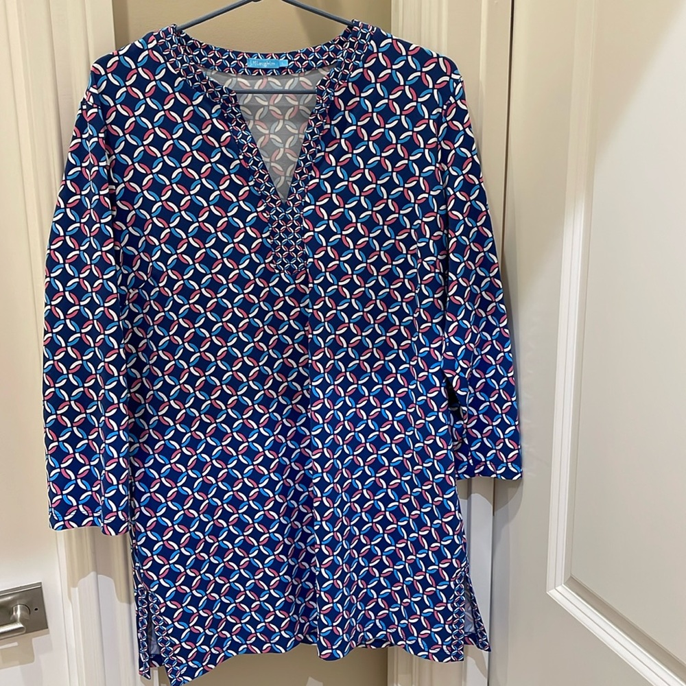 J McLaughlin multi color tunic
